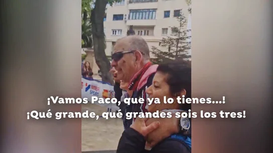 Paco completa el maratón de Ronda con 81 años y Parkinson Paco completa el maratón de Ronda con 81 años y Parkinson