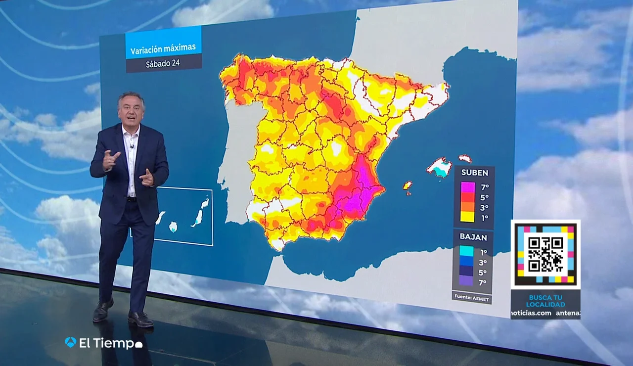 La previsión del tiempo de Roberto Brasero