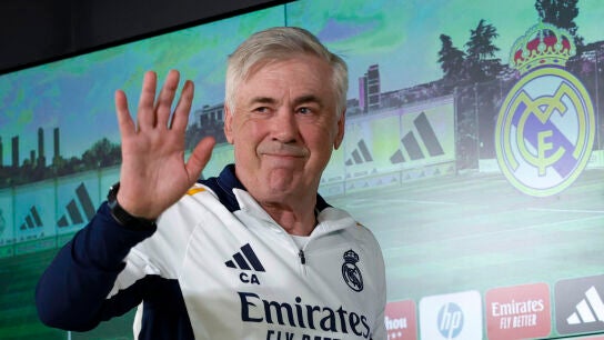 Carlo Ancelotti se despide en rueda de prensa