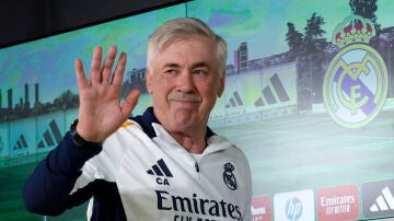 Carlo Ancelotti se despide en rueda de prensa