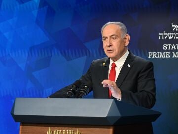 El primer ministro de Israel Benjamín Netanyahu 