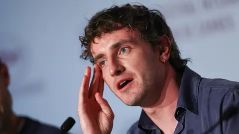 Paul Mescal en rueda de prensa Paul Mescal en rueda de prensa
