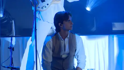 Pedro Antonio, hijo de Rosario Flores, en el último concierto de la cantante Pedro Antonio, hijo de Rosario Flores, en el último concierto de la cantante