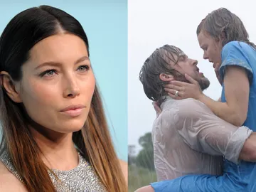 Jessica Biel y una escena de El Diario de Noa Jessica Biel y una escena de El Diario de Noa