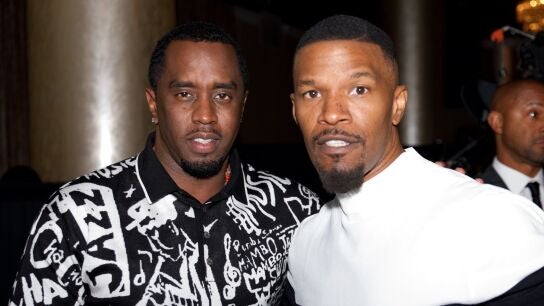 Sean Combs y Jamie Foxx en 2017