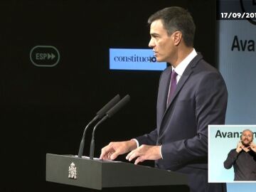 Pedro Sánchez hablando de los aforamientos en 2018