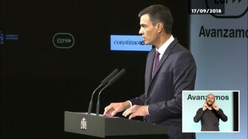 Pedro Sánchez hablando de los aforamientos en 2018