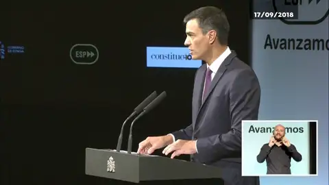 Pedro Sánchez hablando de los aforamientos en 2018 Pedro Sánchez hablando de los aforamientos en 2018