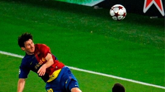 El gol de Messi al Manchester United en la final de Champions de 2009