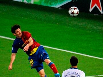 El gol de Messi al Manchester United en la final de Champions de 2009