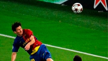 El gol de Messi al Manchester United en la final de Champions de 2009