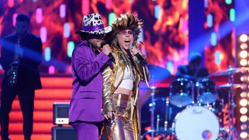 Funky power: Gisela y Agoney lo dan todo como Jamiroquai y Anastacia en ‘Bad girls’