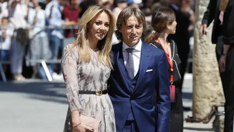 Luka Modric y Vanja Bosnic Luka Modric y Vanja Bosnic