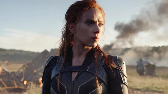 Scarlett Johansson en Viuda negra Scarlett Johansson en Viuda negra