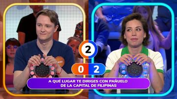 Manu y Rosa en Pasapalabra