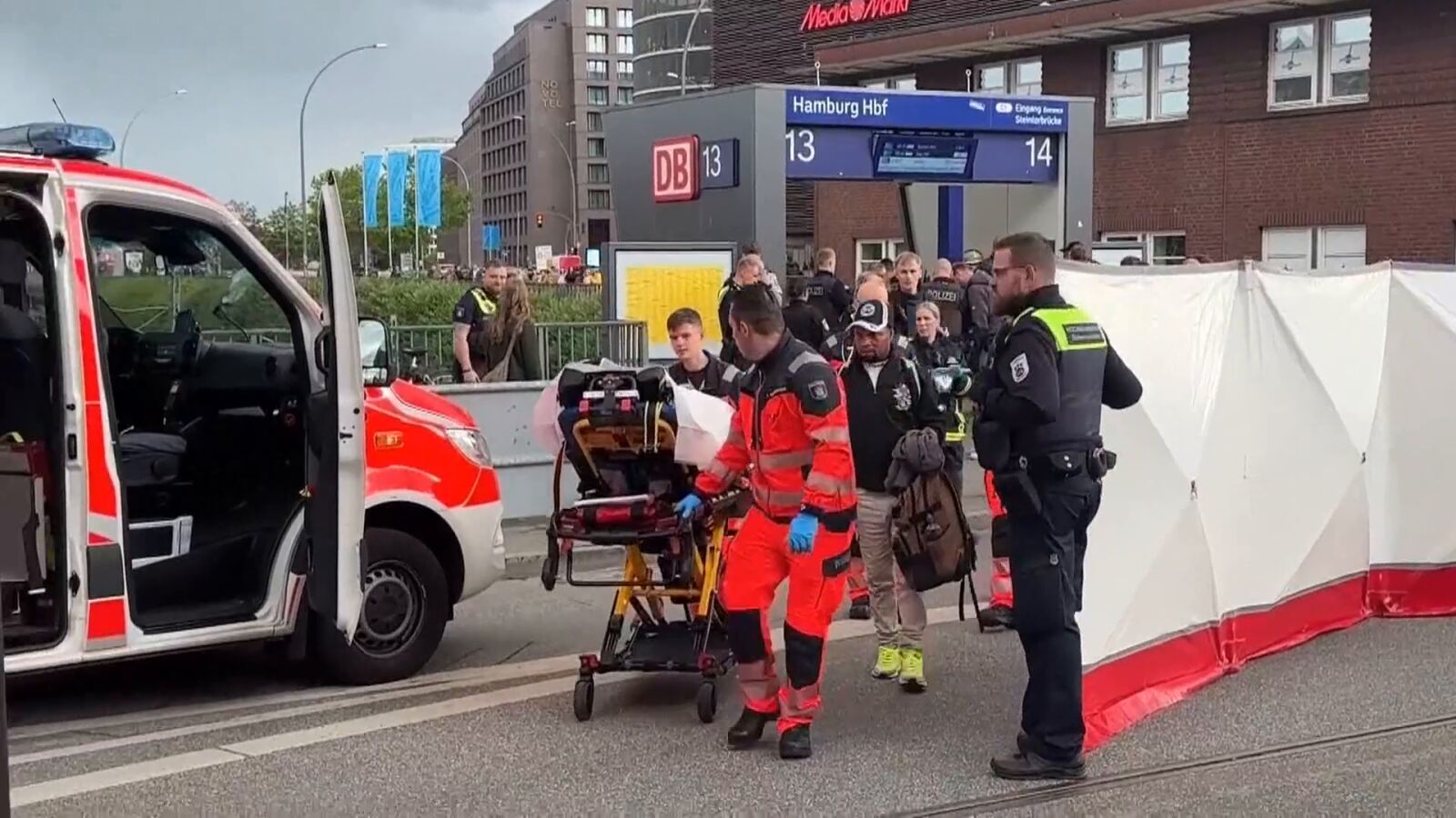 La mujer que acuchilló a 18 personas en la estación de Hamburgo padecía un trastorno mental