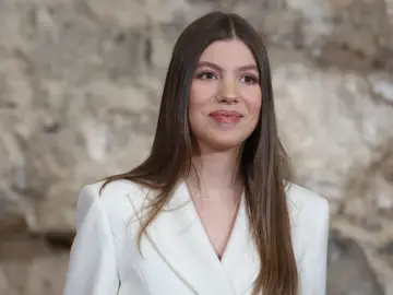 La infanta Sofía en su primer acto institucional en solitario La infanta Sofía en su primer acto institucional en solitario