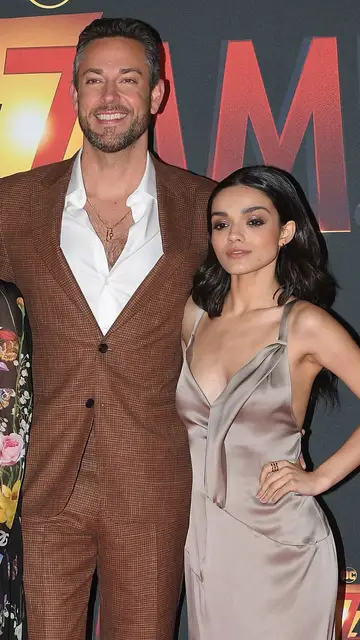 Zachary Levi y Rachel Zegler en la promoción de ¡Shazam! La furia de los dioses Zachary Levi y Rachel Zegler en la promoción de ¡Shazam! La furia de los dioses
