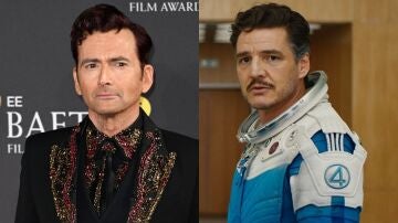 Montaje entre David Tennant y Pedro Pascal