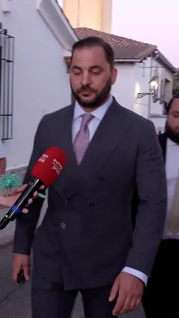 Antonio Tejado en la confirmación de su hijo Antonio Tejado en la confirmación de su hijo
