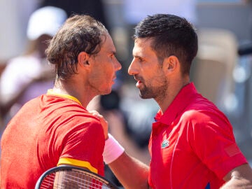 Nadal y Djokovic tras su último enfrentamiento en los Juegos de París