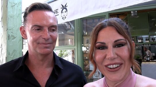 Daniel Roque y la cantante Tamara