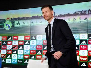 Xabi Alonso, en su presentación con el Real Madrid