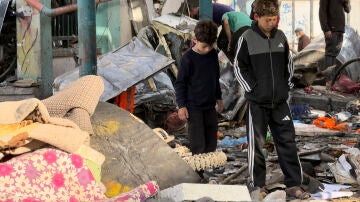 Ataque israelí contra la escuela Al Jerjawi, en Gaza