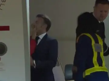 Manotazo a Macron Manotazo a Macron
