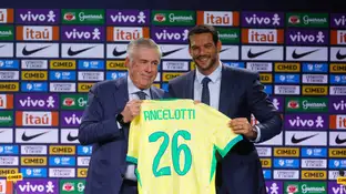 Ancelotti, presentado como nuevo técnico de Brasil Ancelotti, presentado como nuevo técnico de Brasil