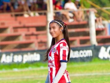 La futbolista Atziri Ledif