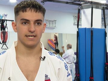 Iván Martín Montenegro, campeón de Europa de kárate