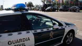 Un coche patrulla de la Guardia Civil