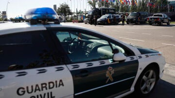 Un coche patrulla de la Guardia Civil