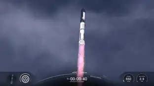Captura de video de SpaceX Captura de video de SpaceX