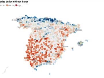 Mapa temperaturas máximas mayo