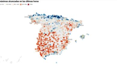 MAPA | Consulta la temperatura de tu localidad ante el episodio de calor 
