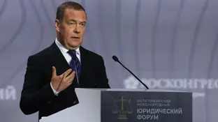 El vicepresidente del Consejo de Seguridad de Rusia y expresidente del país, Dimitri Medvedev El vicepresidente del Consejo de Seguridad de Rusia y expresidente del país, Dimitri Medvedev