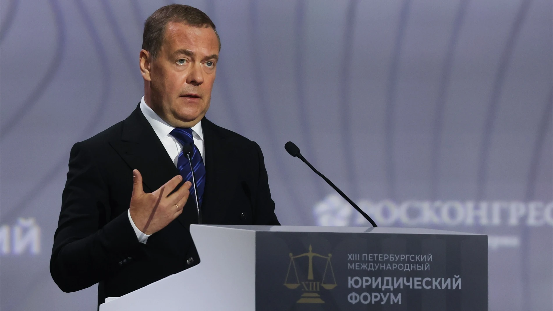El vicepresidente del Consejo de Seguridad de Rusia y expresidente del país, Dimitri Medvedev El vicepresidente del Consejo de Seguridad de Rusia y expresidente del país, Dimitri Medvedev