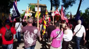 La plantilla de Freixenet sale a la calle para protestar contra el despido de 180 trabajadores