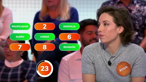 Rosa pierde segundos clave en Pasapalabra tras un error final con Nicole Kidman Rosa pierde segundos clave en Pasapalabra tras un error final con Nicole Kidman
