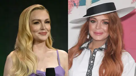 Lindsay Lohan en 2025 y 2019 Lindsay Lohan en 2025 y 2019