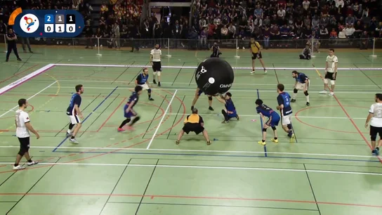Un partido de 'Kin-Ball' Un partido de 'Kin-Ball'