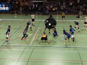Un partido de 'Kin-Ball'