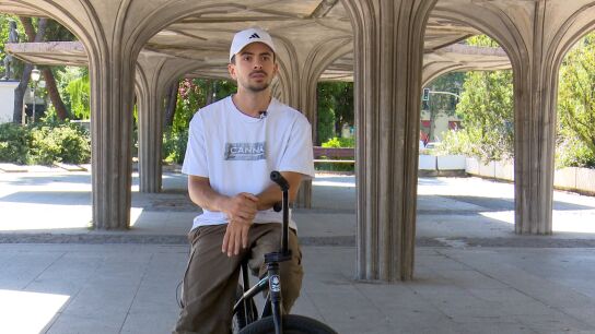 Varo Hern&aacute;ndez, rider de BMX freestyle