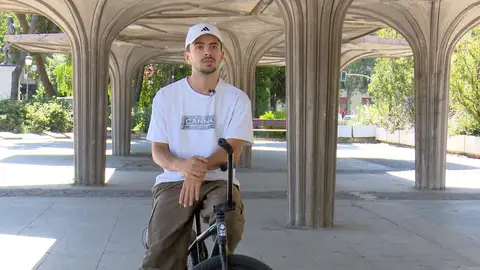 Varo Hernández, rider de BMX freestyle Varo Hernández, rider de BMX freestyle