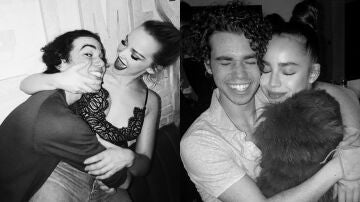 Cameron Boyce con Dove Cameron y Sofia Carson
