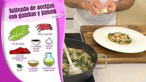 Ingredientes Salteado de acelgas Ingredientes Salteado de acelgas