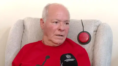 Imagen de Antonio Luque, paciente de ELA. Imagen de Antonio Luque, paciente de ELA.