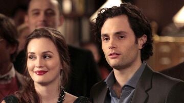 Leighton Meester y Penn Badgley, Dan y Blair en Gossip Girl